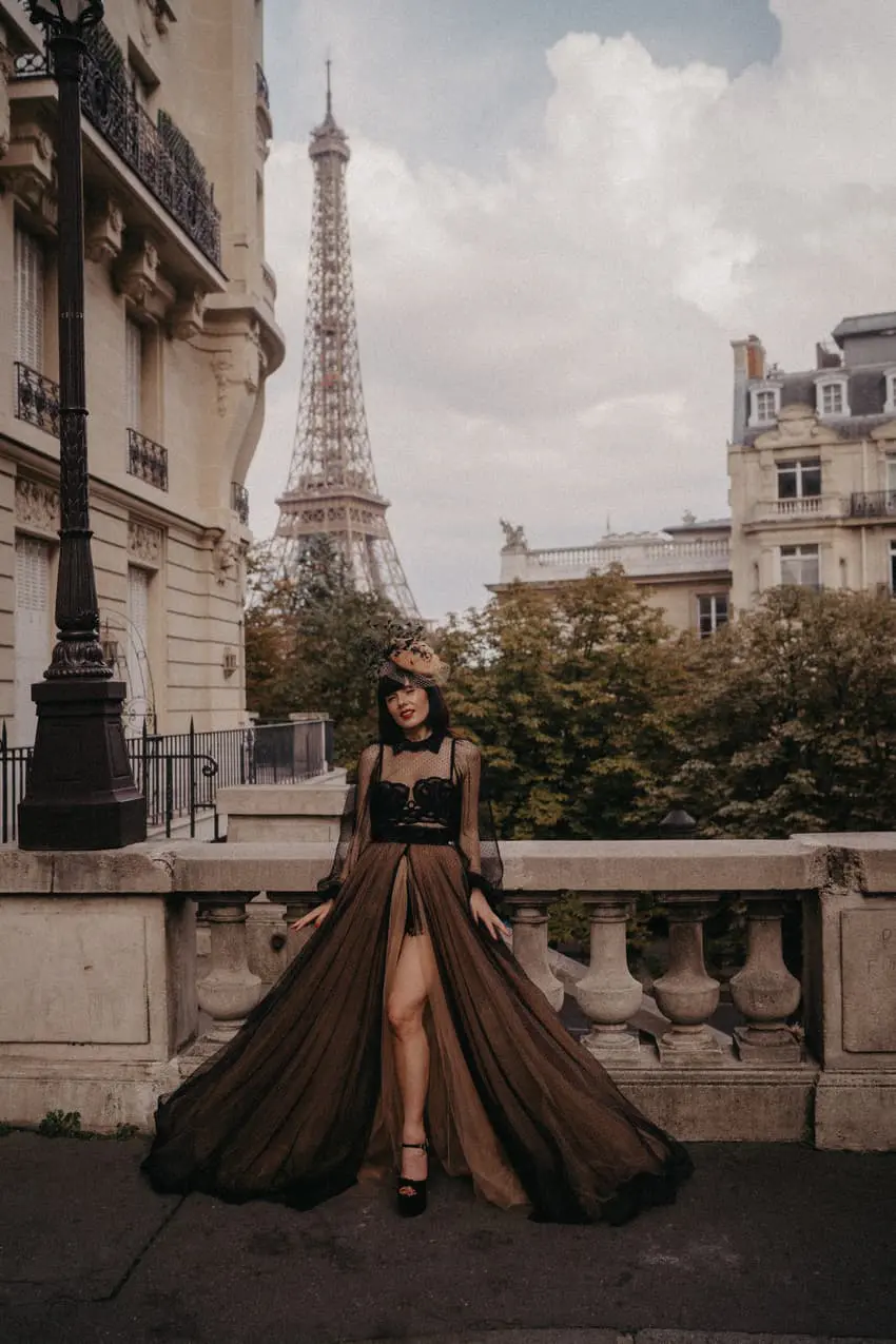 Shooting d'Inspiration : Runaway Bride par créatrice de mode et mannequin Veronika Jeanvie