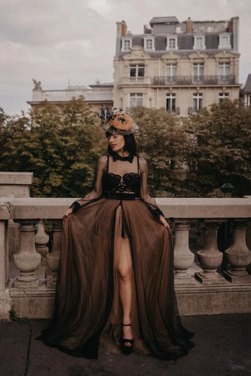 Shooting d'Inspiration : Runaway Bride par créatrice de mode et mannequin Veronika Jeanvie