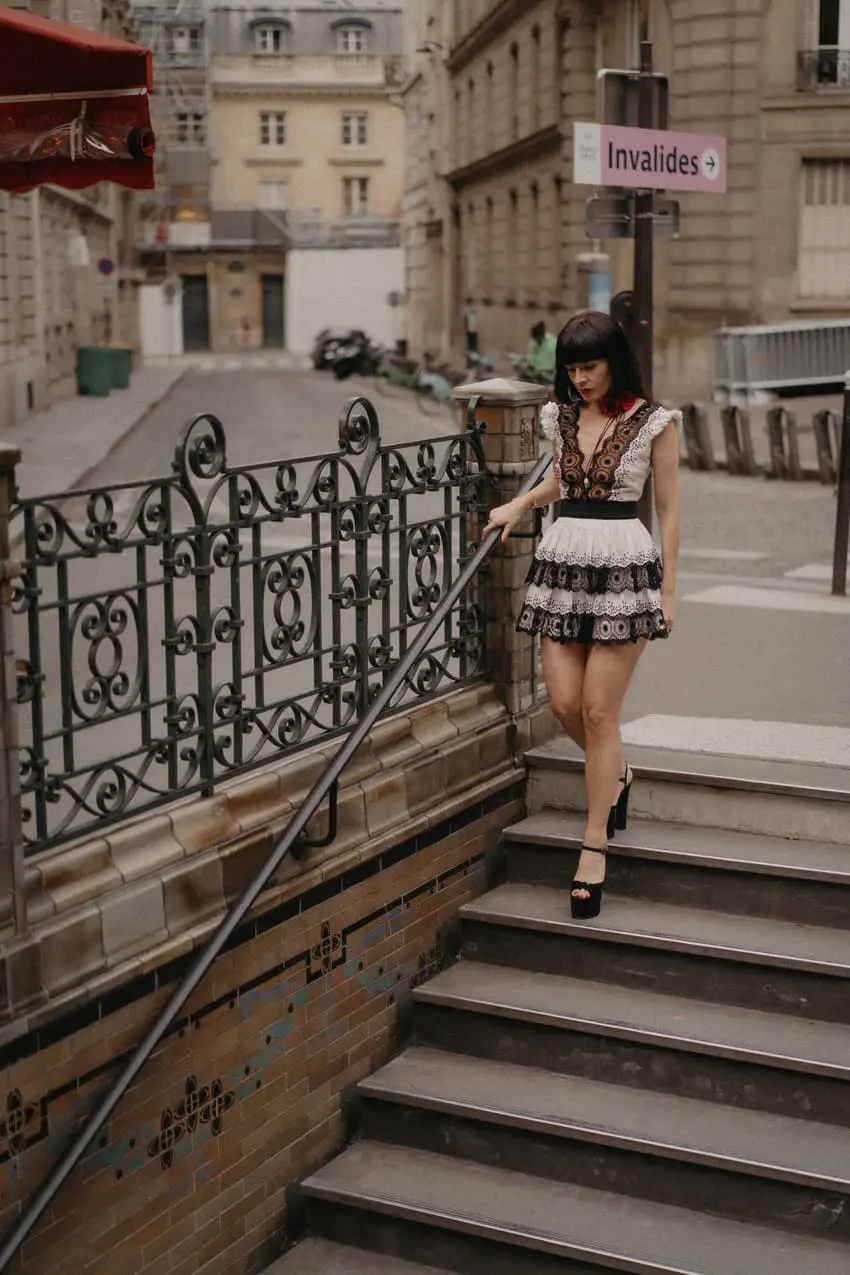 Shooting d'Inspiration : Runaway Bride par créatrice de mode et mannequin Veronika Jeanvie