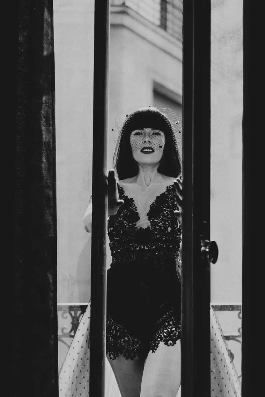 Shooting d'Inspiration : Runaway Bride par créatrice de mode et mannequin Veronika Jeanvie