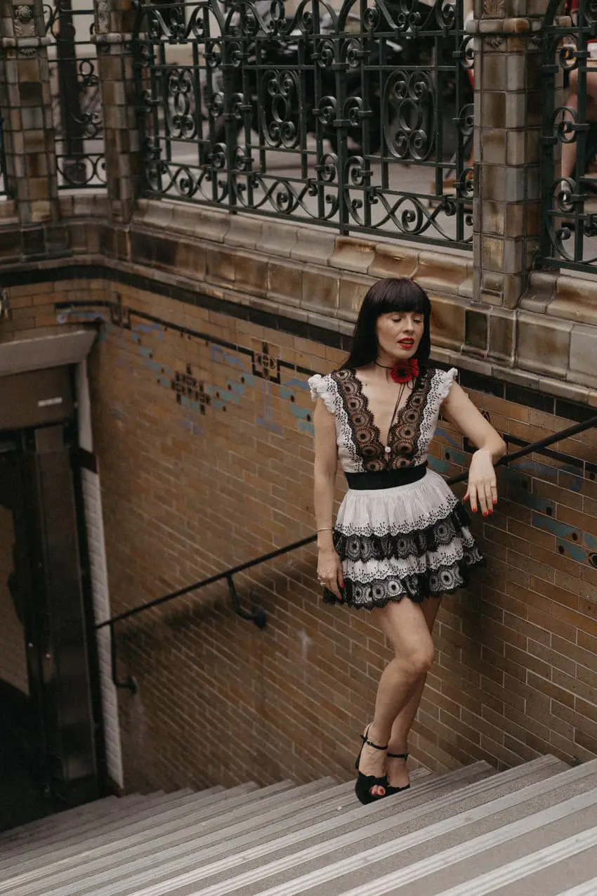 Shooting d'Inspiration : Runaway Bride par créatrice de mode et mannequin Veronika Jeanvie