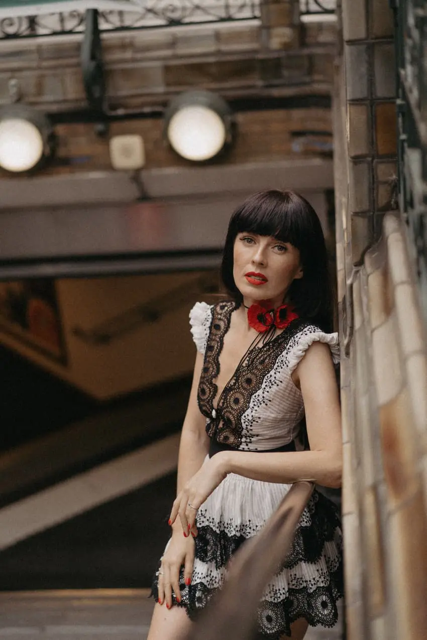 Shooting d'Inspiration : Runaway Bride par créatrice de mode et mannequin Veronika Jeanvie