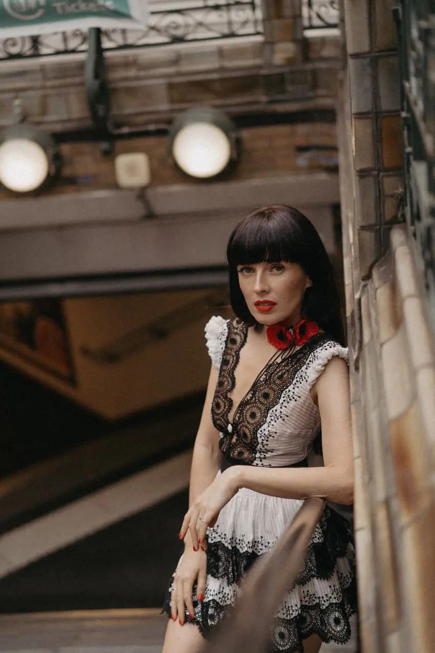 Shooting d'Inspiration : Runaway Bride par créatrice de mode et mannequin Veronika Jeanvie