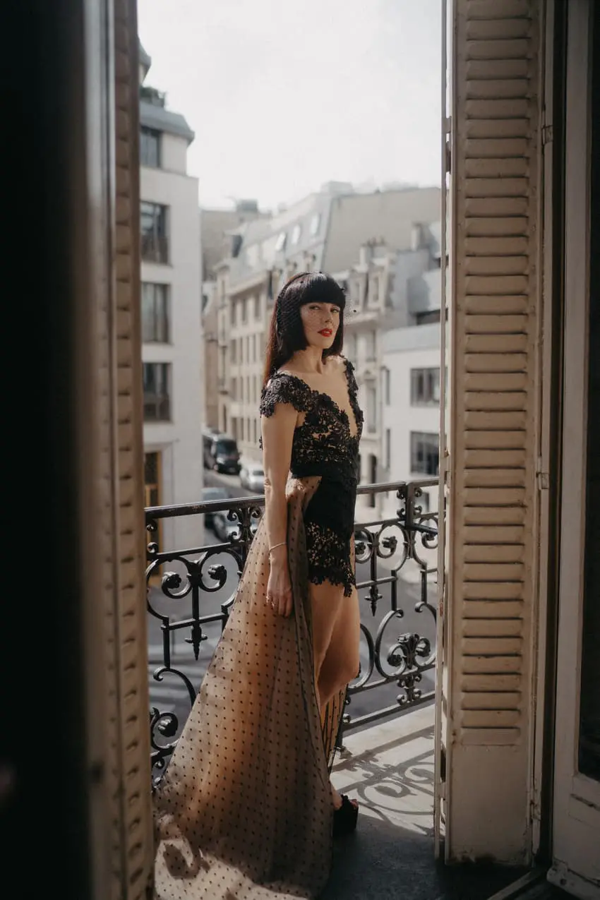 Shooting d'Inspiration : Runaway Bride par créatrice de mode et mannequin Veronika Jeanvie