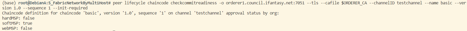 DebianA 链码批准情况1