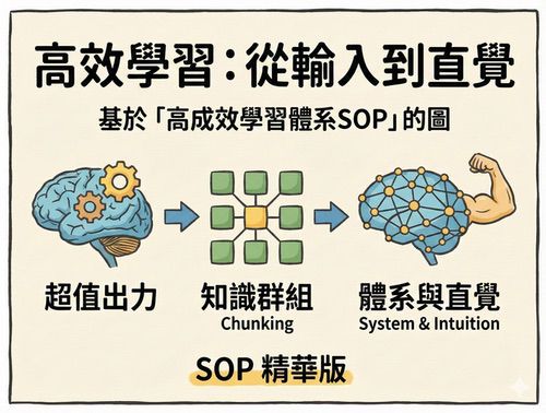 學習的體系與架構一圖流