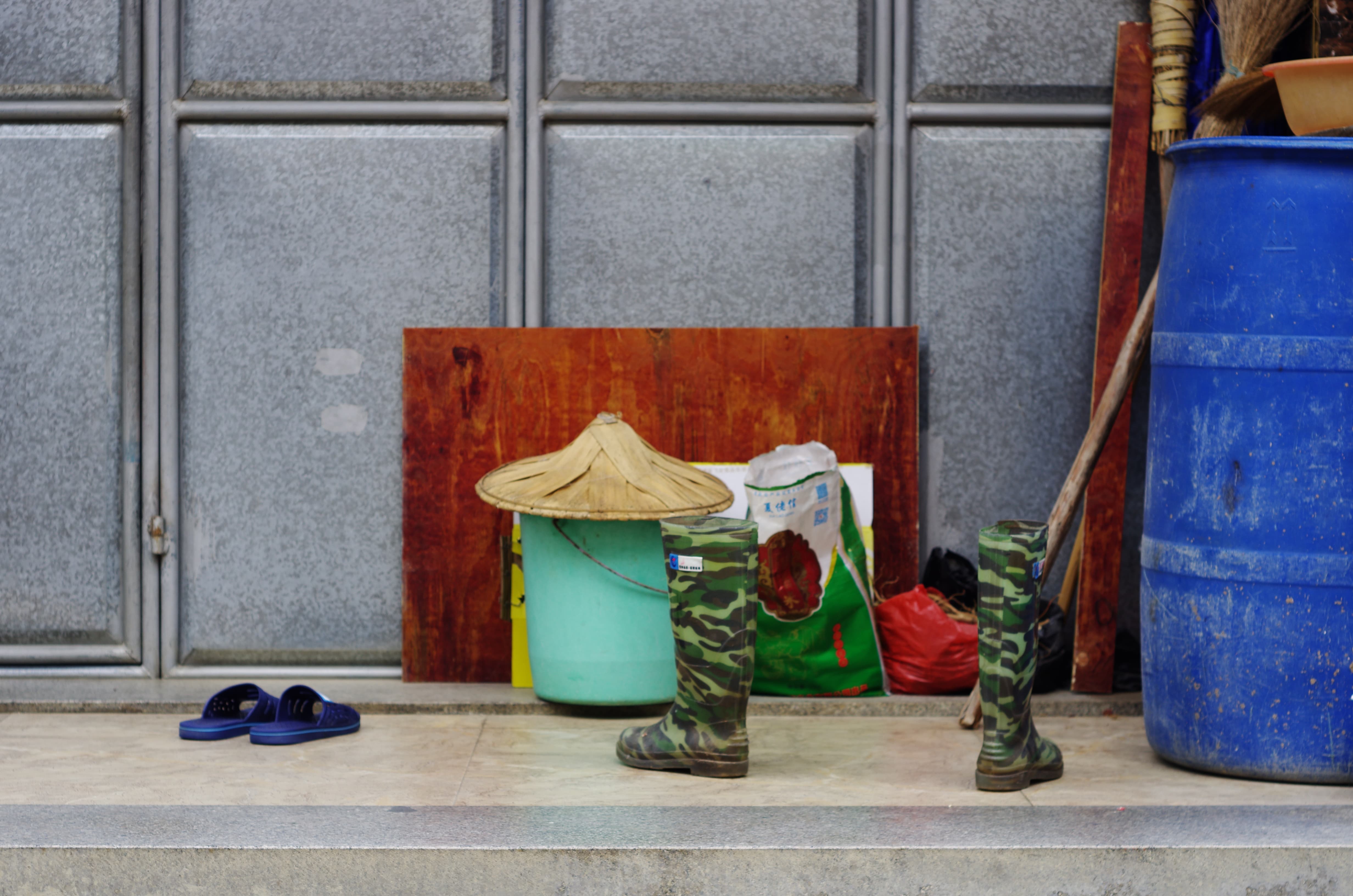 摄影作品《农民》，彩色数码照片