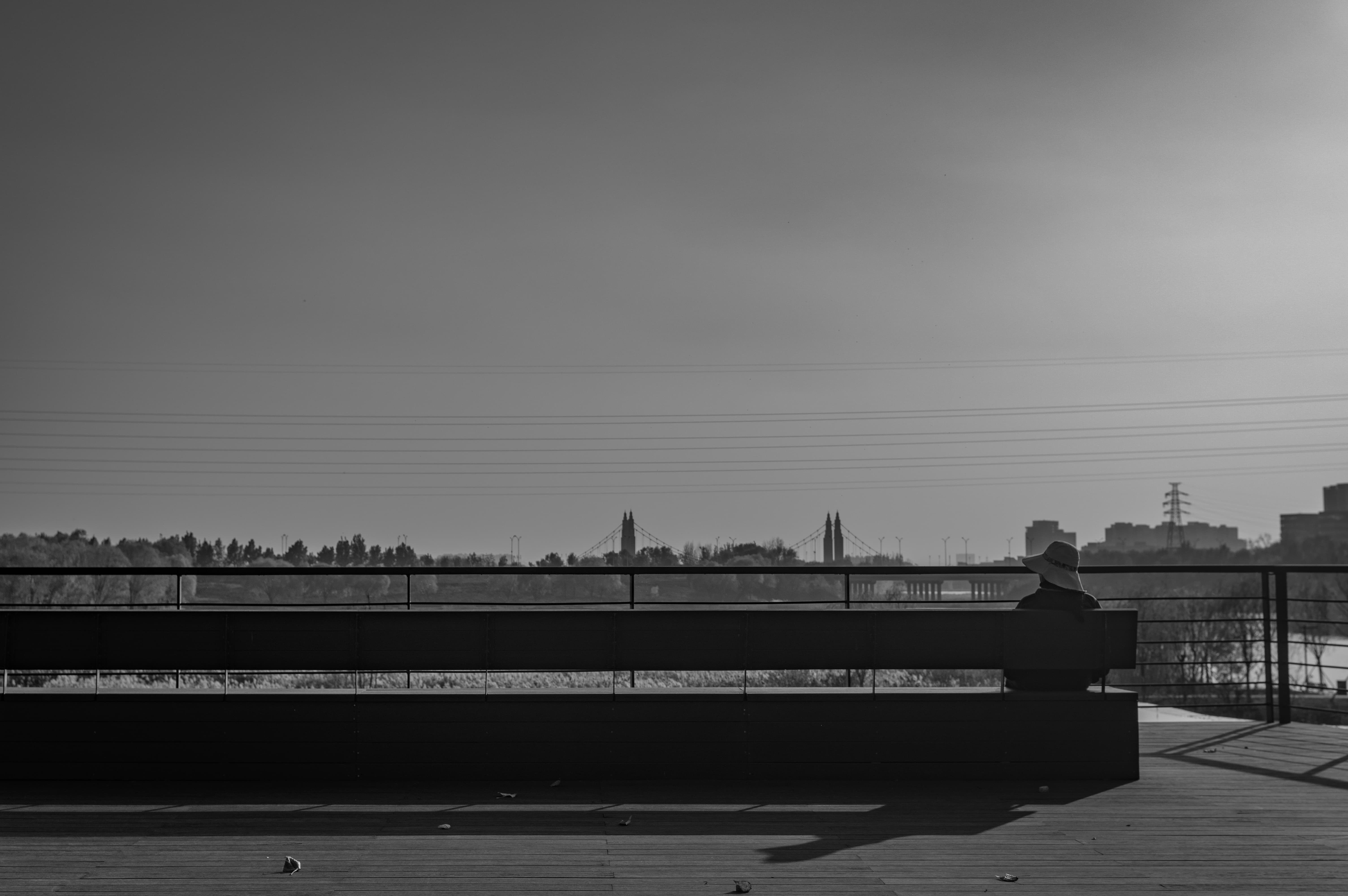 摄影作品《无题》，黑白数码照片