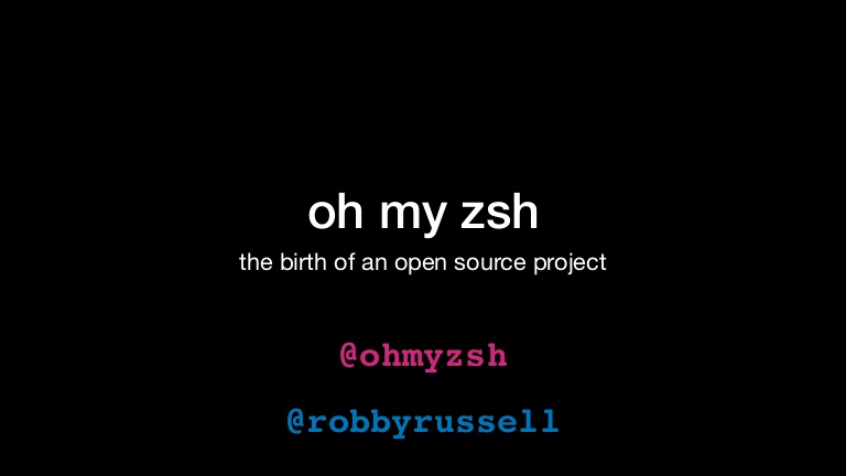 安装 oh-my-zsh