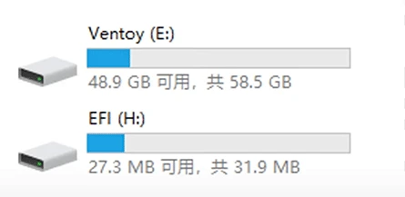 Ventoy 分区 https://cdn.jsdelivr.net/gh/weiwuji1/tupian@master/20211127/ventoy-7.4v0tqs62muq0.png