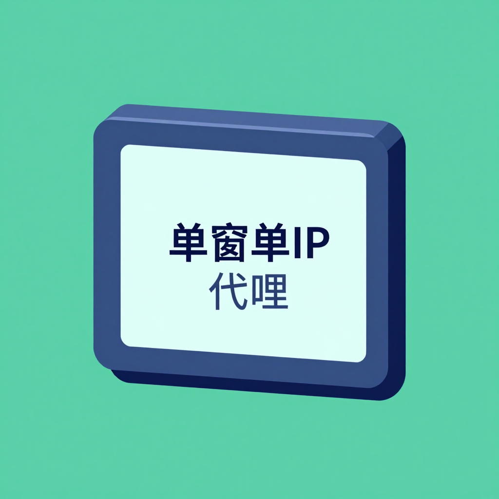 单窗口单IP代理