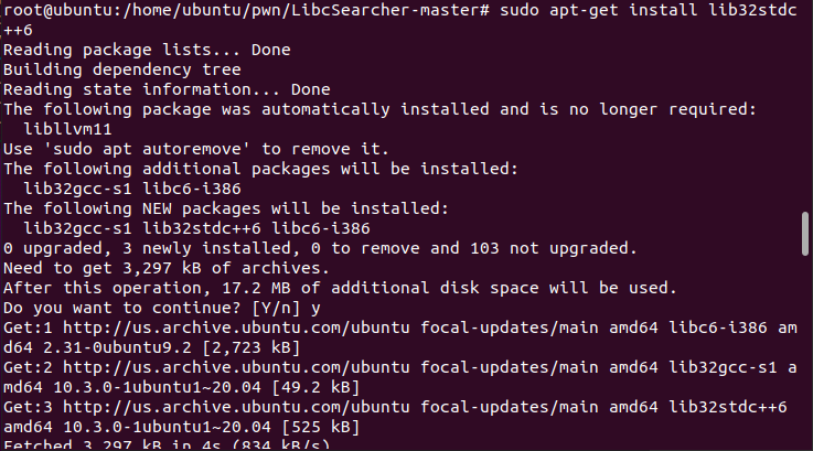 关于ubuntu执行32位程序报错execvp():No such file or directory的解决方案