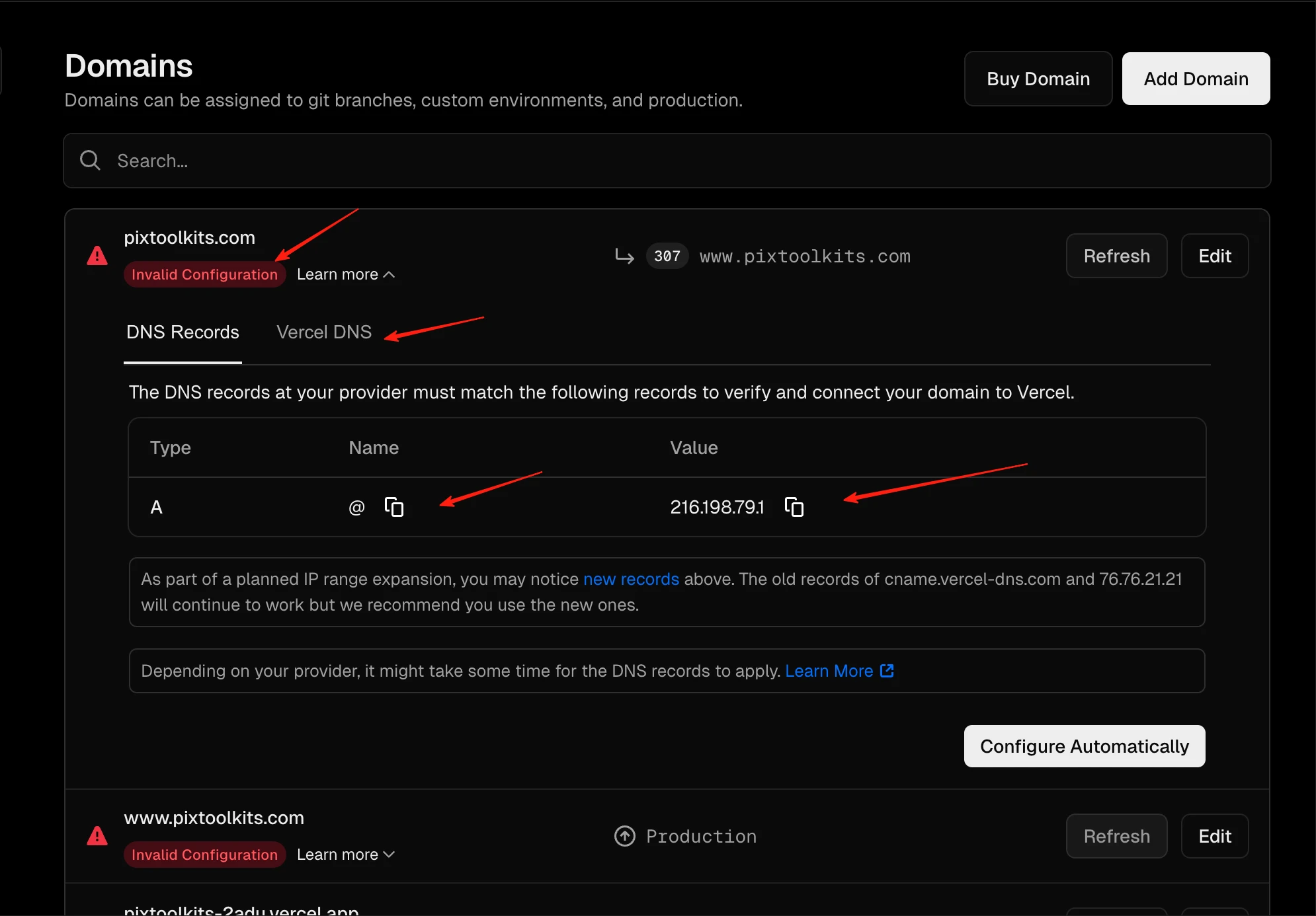 IP details