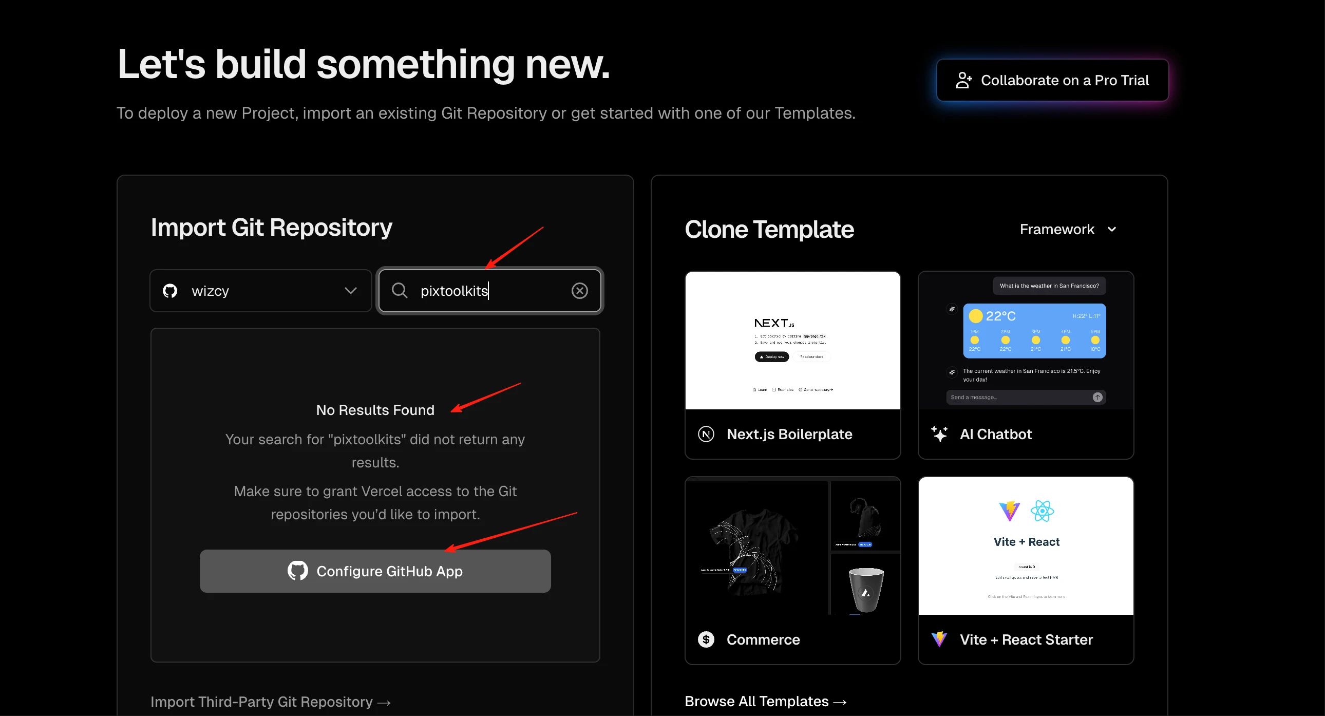 GitHub integration