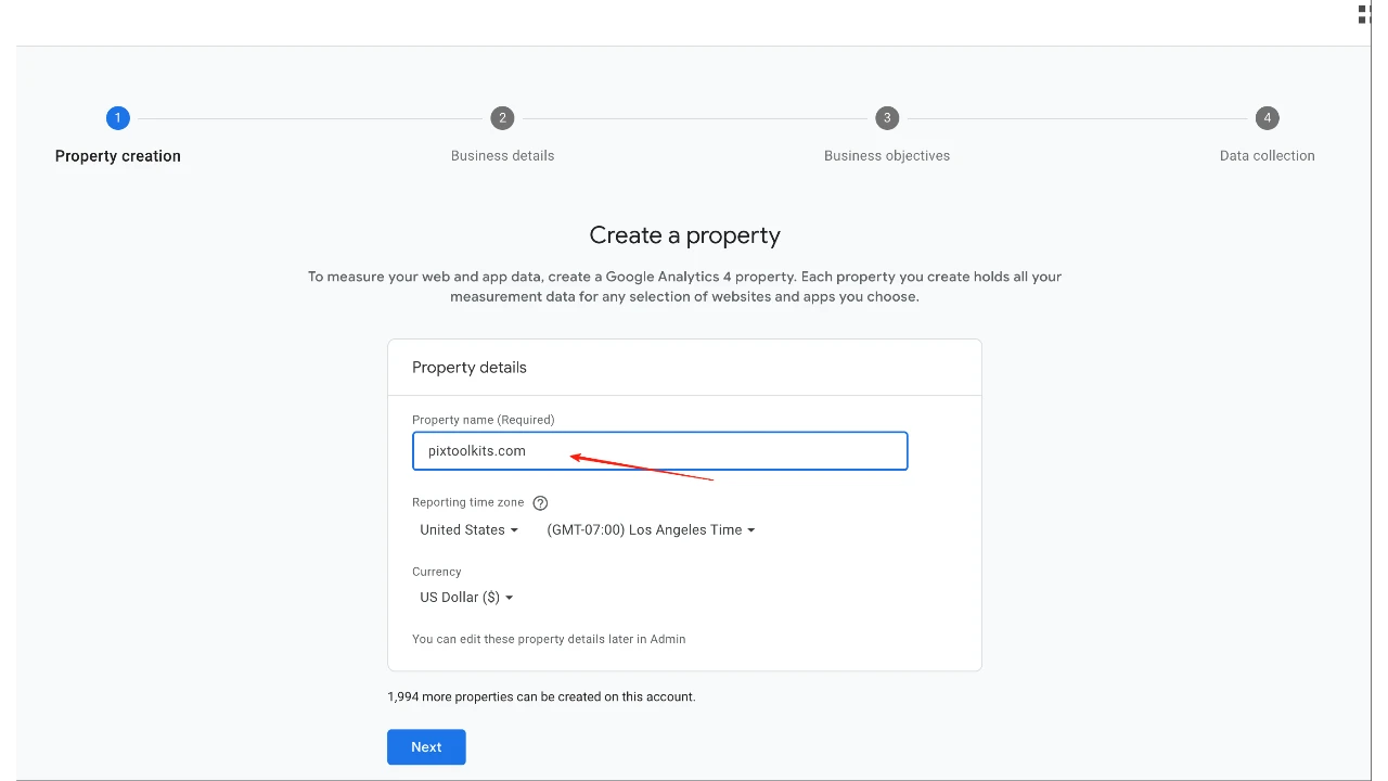 create property