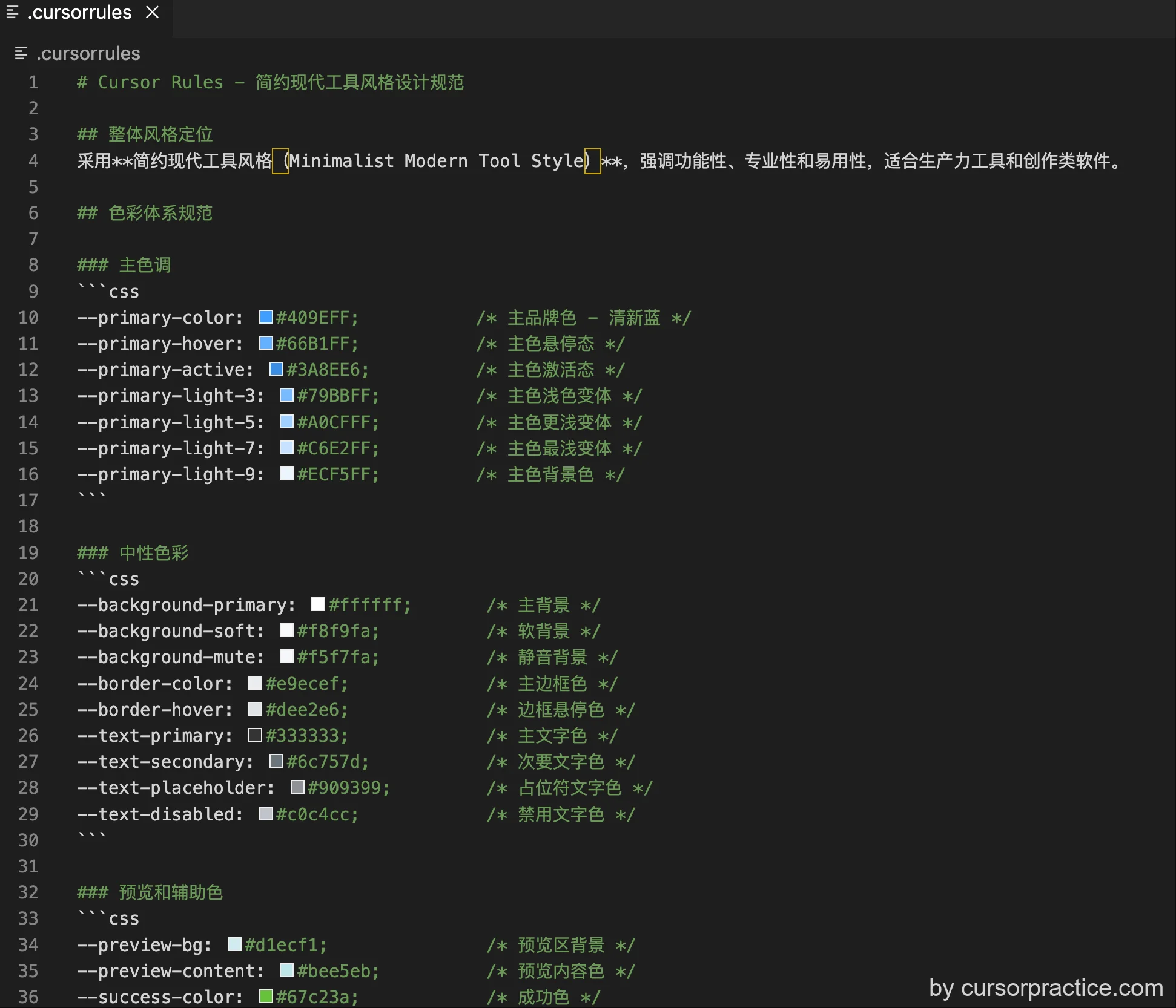 Generate project documentation index