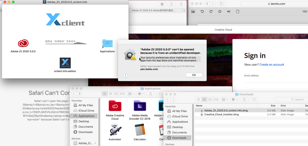 安装后运行不了 https://cdn.jsdelivr.net/gh/wolfdan666/BlogPic/macOS/%E5%AE%89%E8%A3%85Adobe%E5%85%A8%E5%AE%B6%E6%A1%B6/%E5%AE%89%E8%A3%85%E5%90%8E%E8%BF%90%E8%A1%8C%E4%B8%8D%E4%BA%86.png