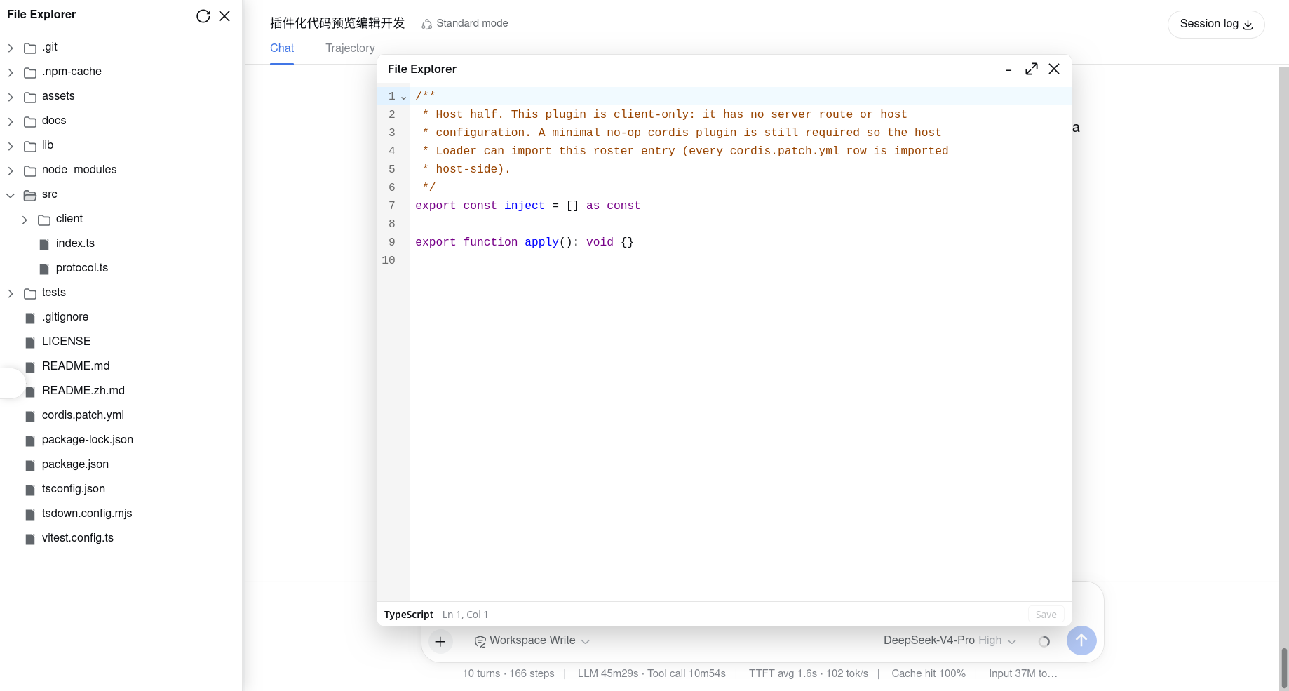 Code preview in light theme