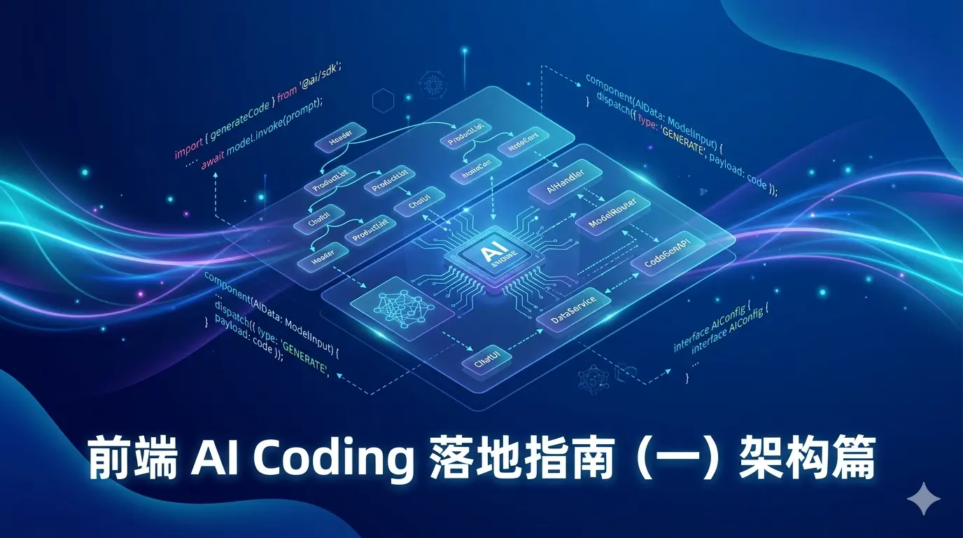 前端 AI Coding 落地指南(一)架构篇