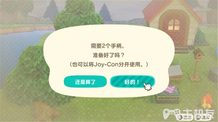 集合啦动物森友会两个人玩 利用Joycon同屏两个人游戏