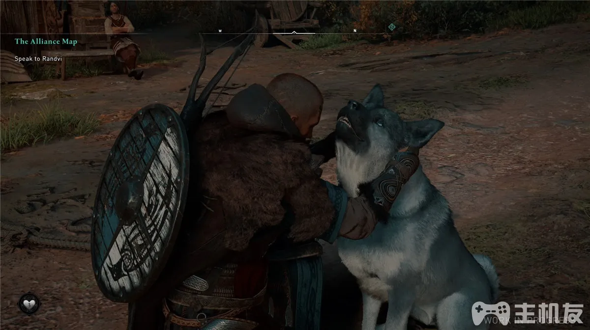 在《刺客信条英灵殿》中玩家除了可以和猫互动外还可以撸狗