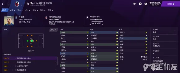足球经理2021开局必签妖人 首选最强球员大全(24)