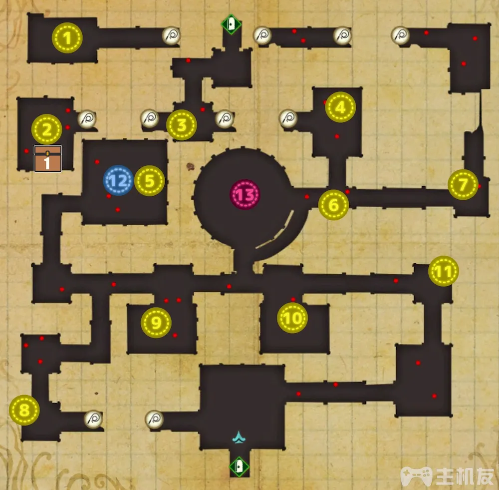 莱莎的炼金工房2地下少女的墓地宝箱&碎片分布位置全收集