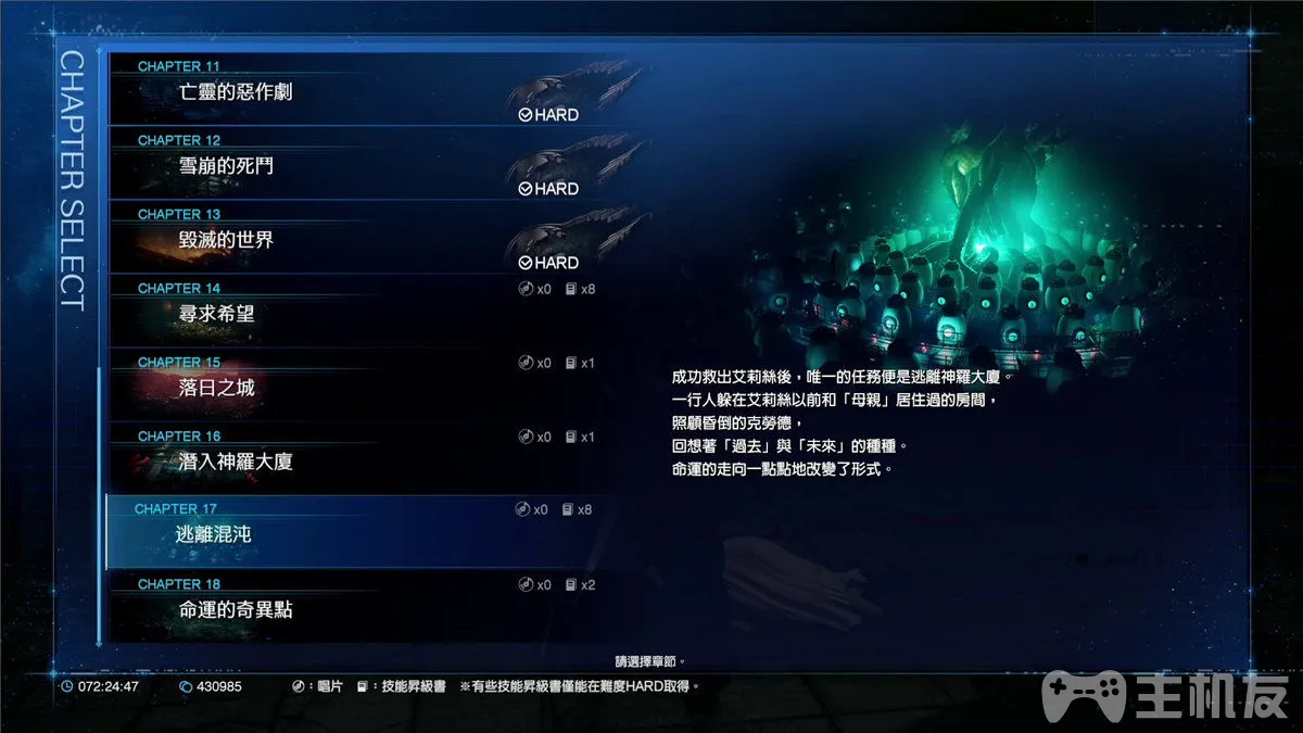 最终幻想7重制版通关后追加内容 更高难度让玩家挑战
