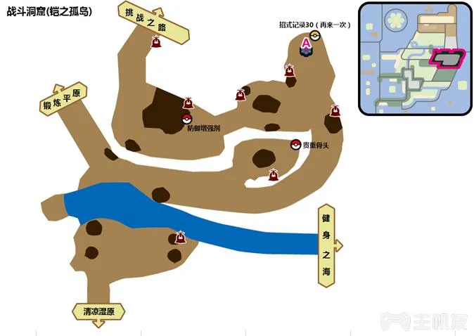 宝可梦剑盾铠之孤岛战斗洞穴宝可梦出现以及地鼠分布