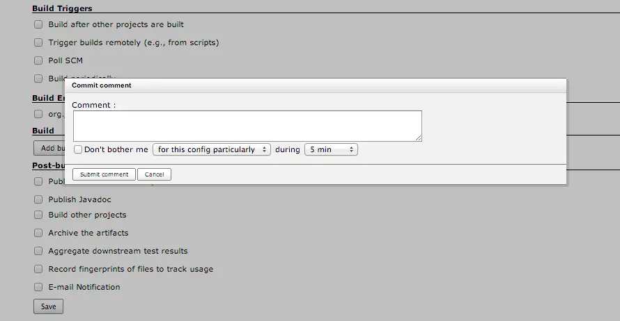 SCM Sync Configuration