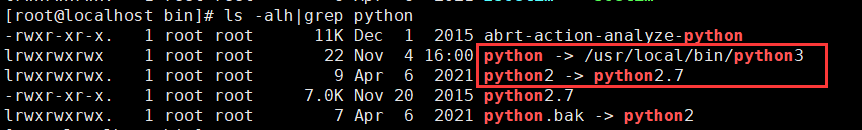 python命令软链接