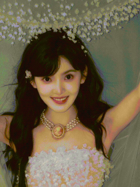 【AI脱衣】❤️章若楠❤️天仙少女，活泼灵动——脱衣篇（配乐版）