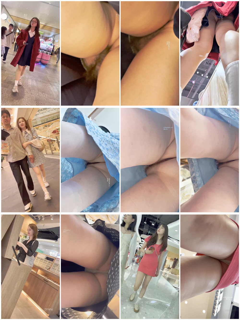 ❤️精品推荐❤️街拍抄底大神『KFC』202601合集第1部分-15V 反差眼镜妹极品御姐无内逛街露逼透毛