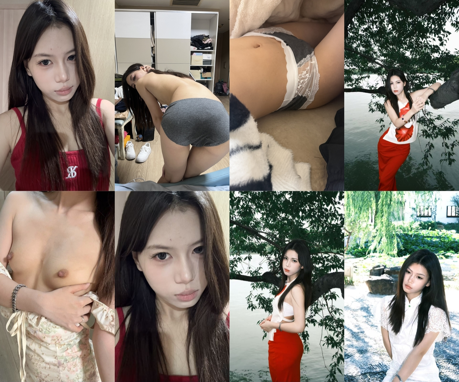 ✨【S级泄密】北京市丰台区北宫镇高颜值露脸豪放红衣圣诞妹，自己主动拿自己的手机拍性爱视频，歪嘴咬嘴唇加大分（6V）