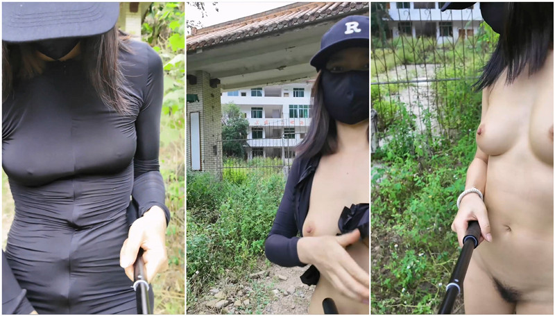 【cikaimoon】粤北农村废弃小学❤️自拍视角全裸露出1小时(2V)