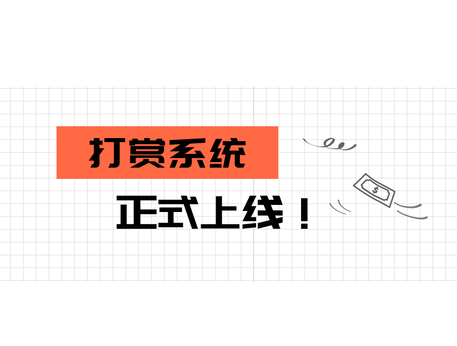 给你看看小白博主开发的打赏系统