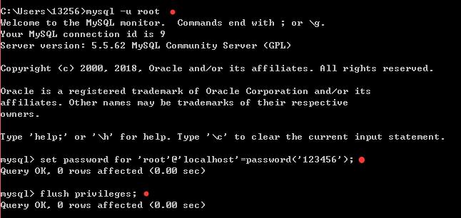 change password