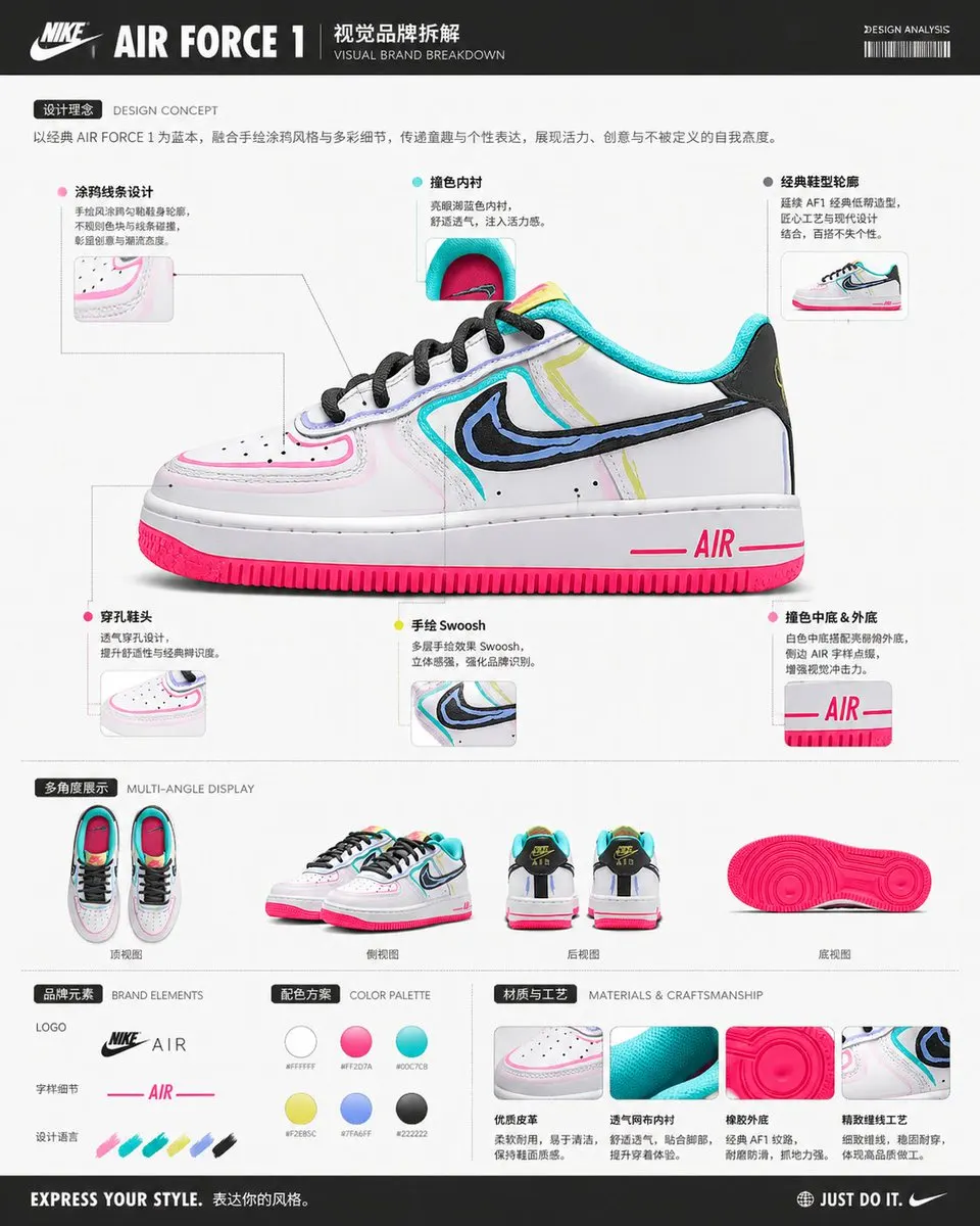 视觉品牌拆解图
