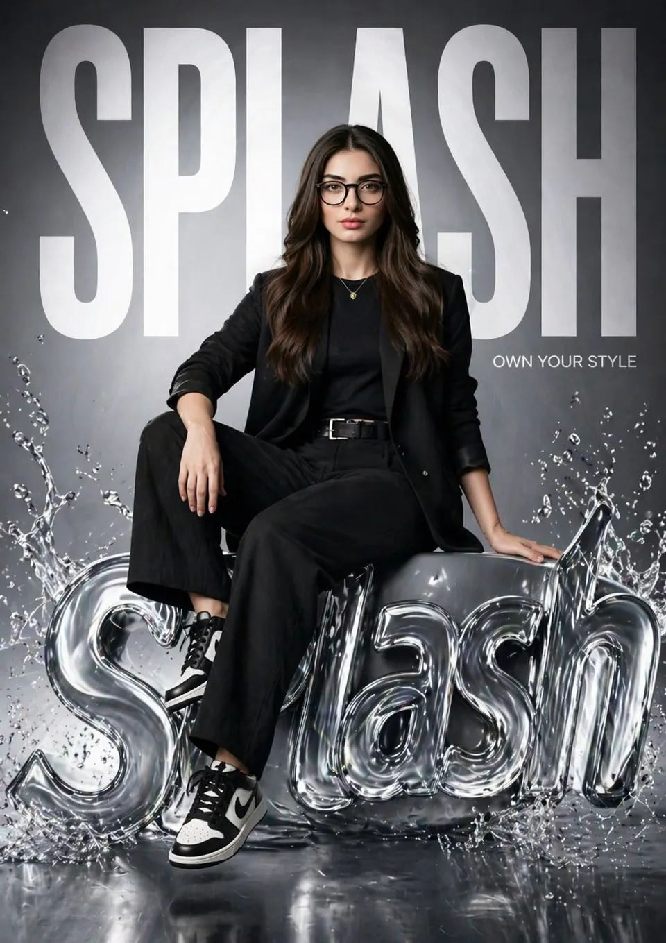 SPLASH Fashion Brand Hyper-Realistic Campaign Poster