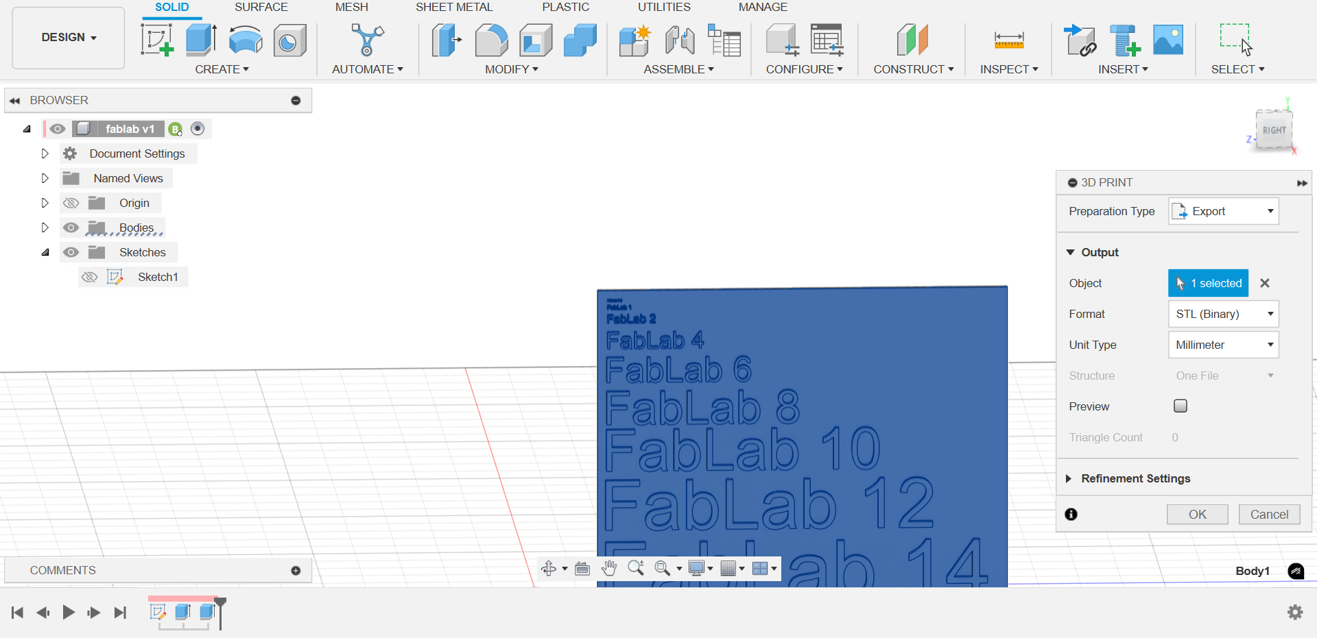 Select Print Components