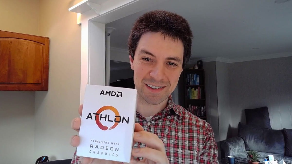 AMD Athlon 3000G价格低廉，并且原生支持 Radeon 图像处理技术