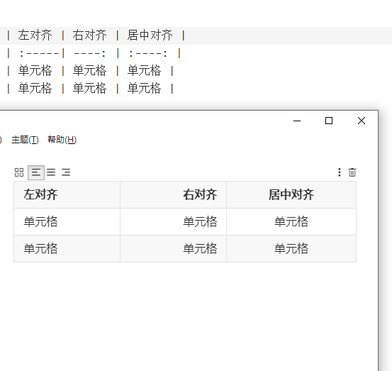 表格
