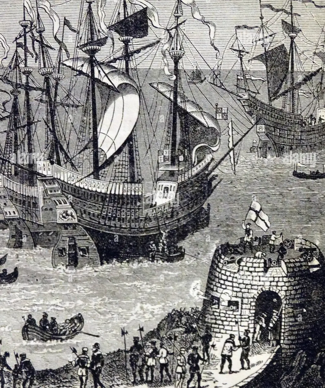 King Henry prepares to invade France
