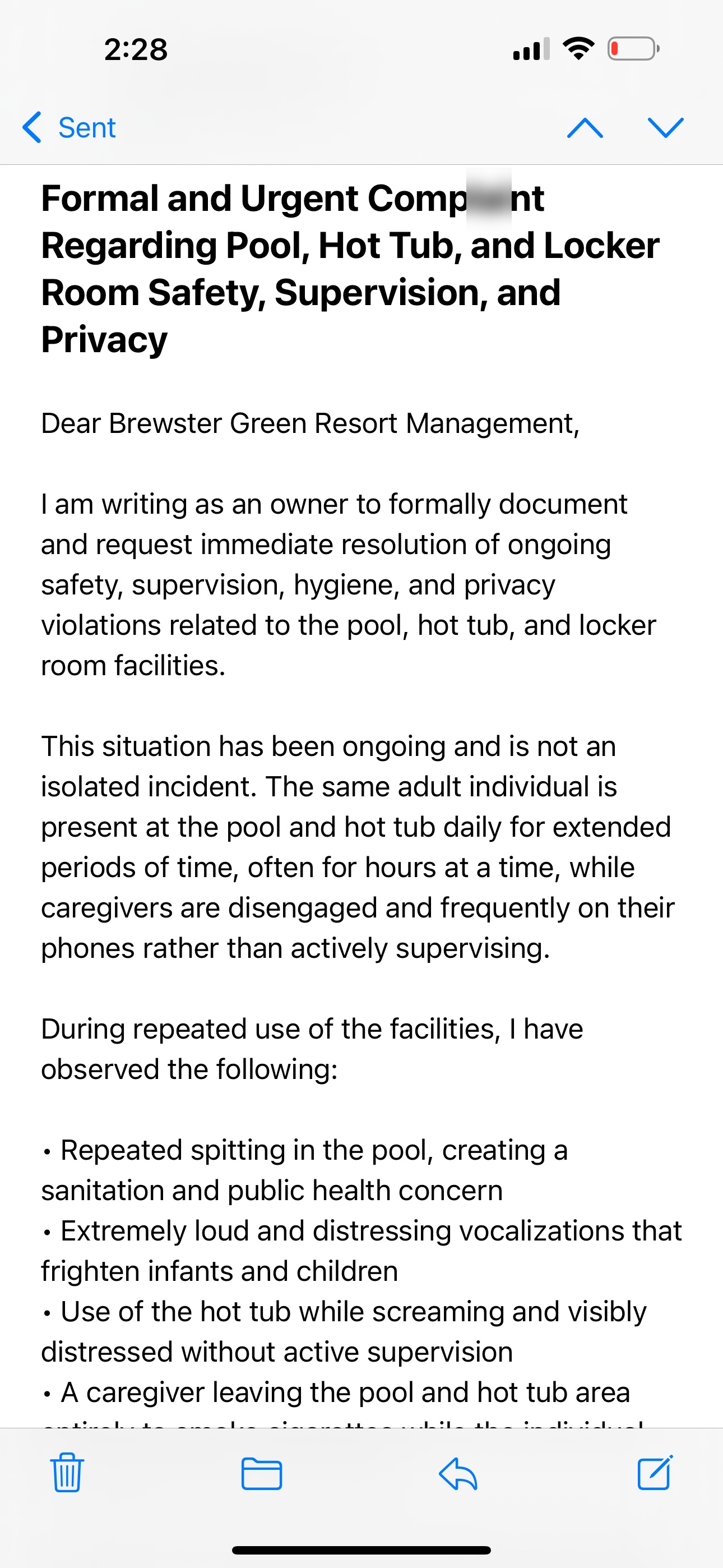 Community evidence for: AITAH for refusing to let a caregiver bring an adu