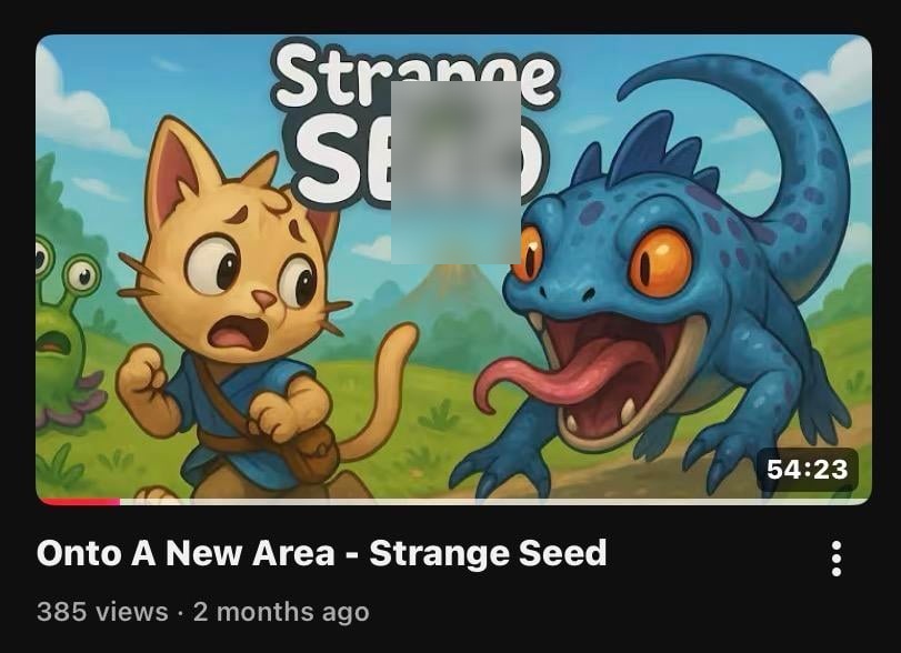 Community evidence for: This YouTube channel I found that has thumbnails t