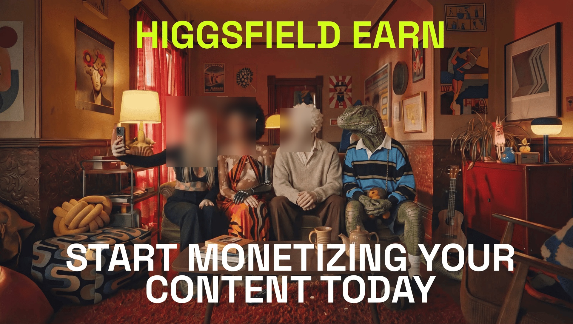 higgsfield earn: monetization platfrom