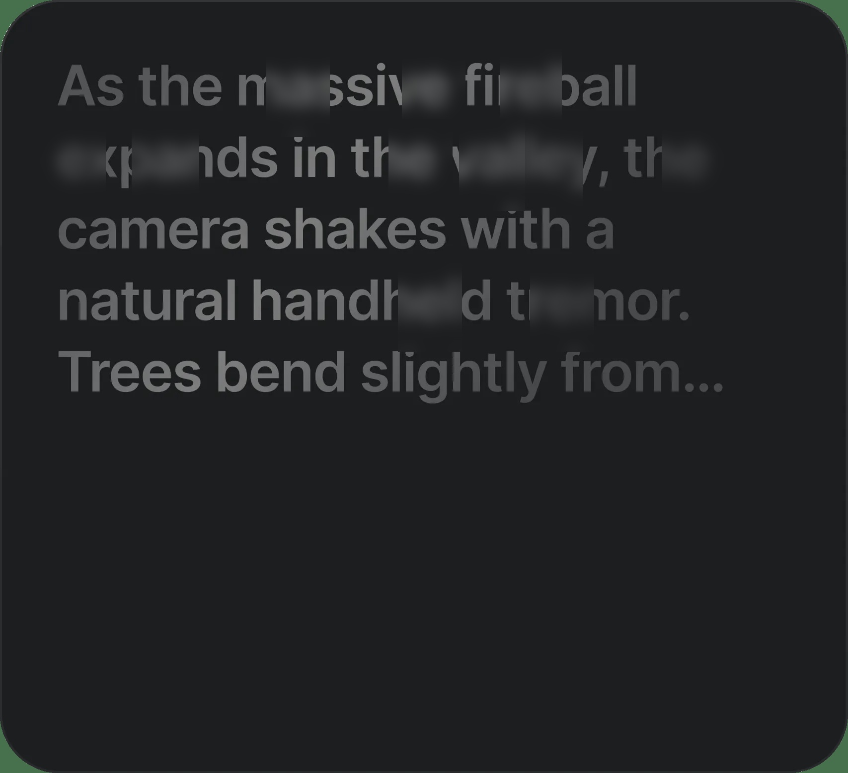 write the prompt: use natural language to describe desired scenario and sounds | write the prompt