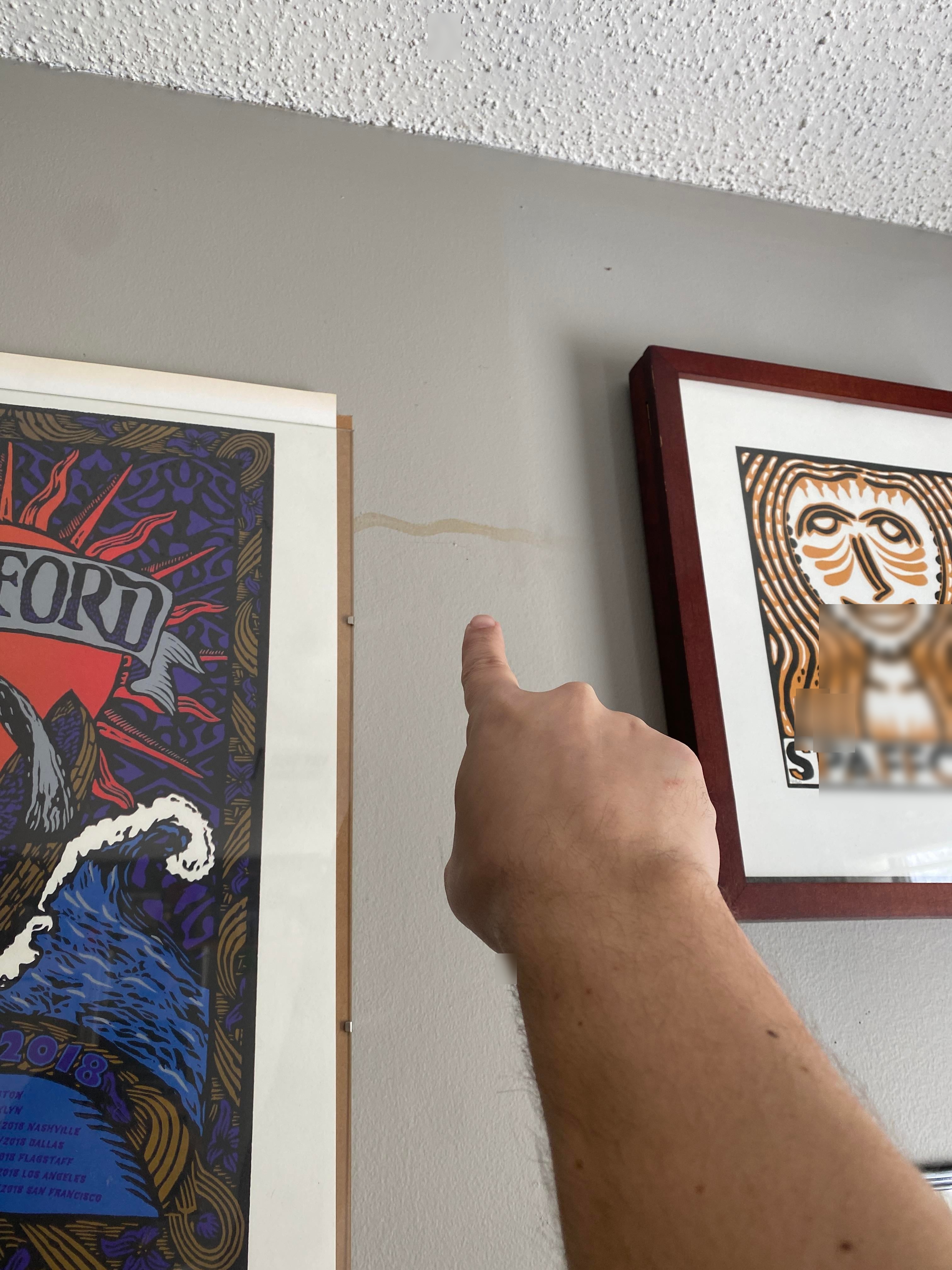 Community evidence for: This strange line goes all the way around my room