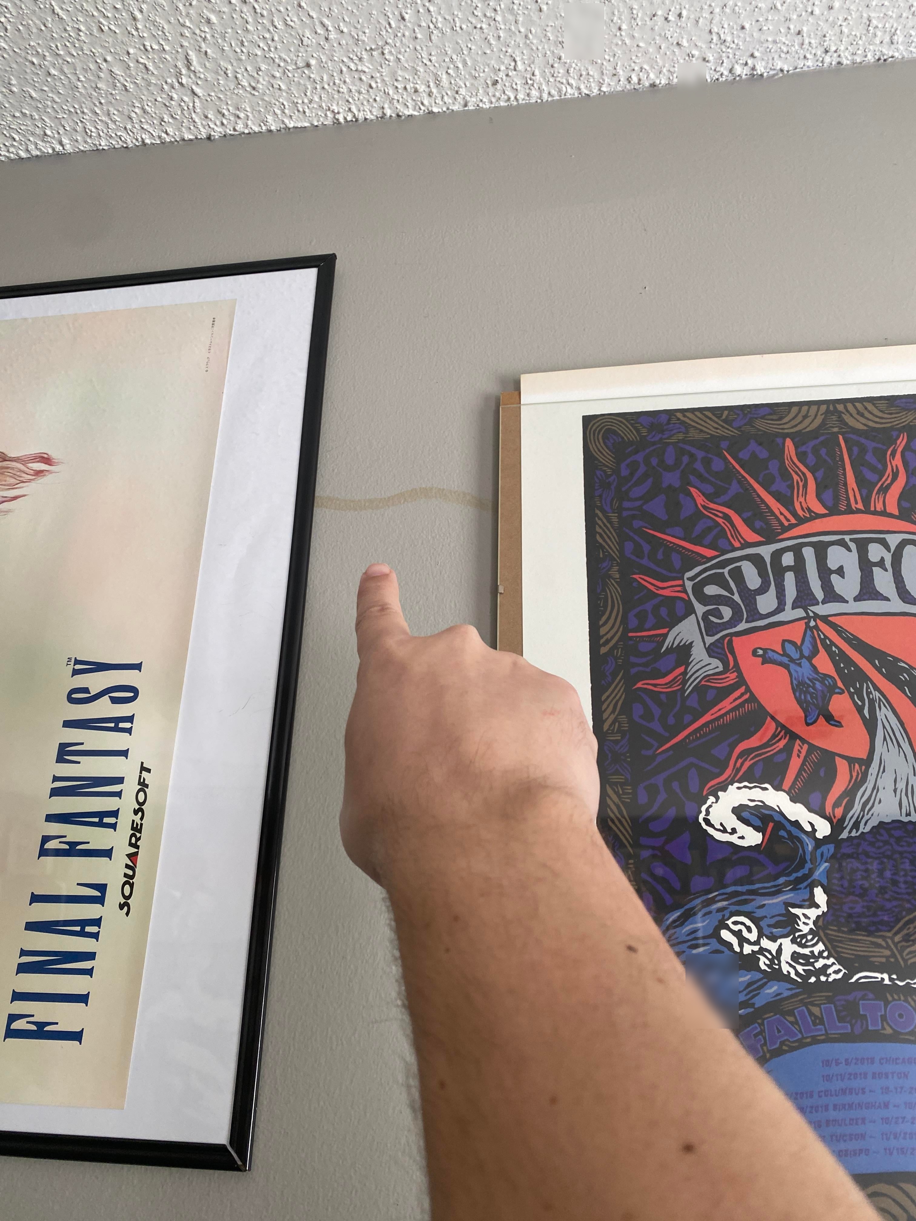 Community evidence for: This strange line goes all the way around my room