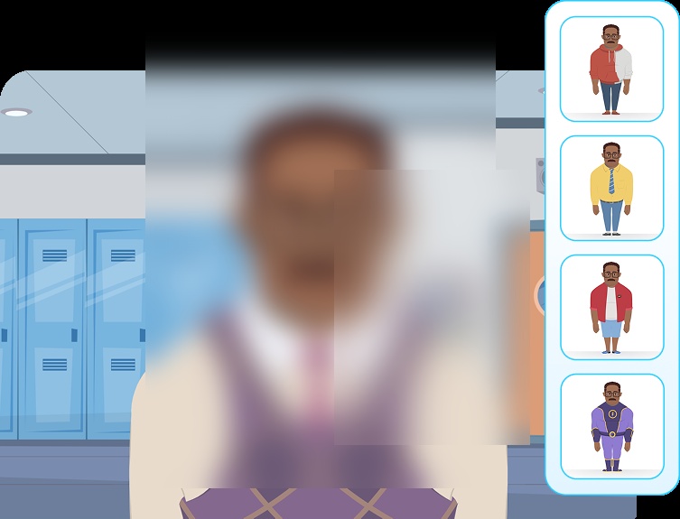 character outfits customization illustration | character outfitsdress up characters in your brand colors to make them instantly recognizable.